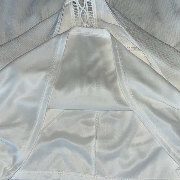 BOHO Off The Shoulder 3/4 Bell Sleeve Lined Dress - Picture 7 of 8